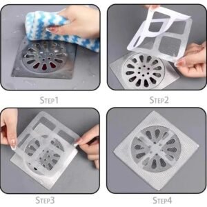 Disposable Hair Catchers: Mesh Drain Covers for Effortless Hair Collection